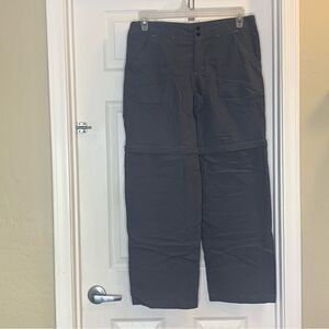 Kathmandu women’s hiking pants convertible shorts gray size 10